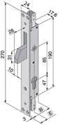 Immagine di SERRATURE WELKA 085.19 DA MONTANTE