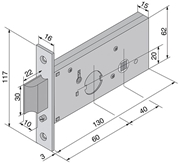 Immagine di SERRATURE WELKA 123 DA FASCIA