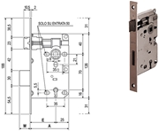 Immagine di SERRATURE AGB PATENT PICCOLA B.QUADRO ART.572