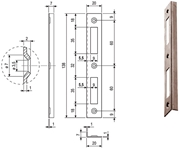 Immagine di CONTROPIASTRE AGB PATENT PICCOLA BQ *L* ART.570.03