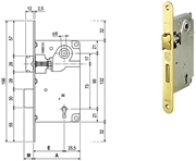 Immagine di SERRATURE AGB CENTRO PATENT FRONTALE 22 ART.1001