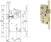 Immagine di SERRATURE AGB CENTRO PATENT FRONTALE 18 ART.1002