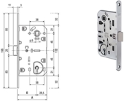 Immagine di SERRATURE AGB MEDIANA PATENT ART.1101