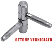 Immagine di CERNIERE PER LEGNO AGB ANUBA OTTONE VERNICIATO