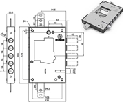 Immagine di SERRATURE SECUREMME PORTE BLINDATE 2501.28