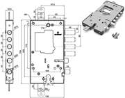 Immagine di SERRATURE SECUREMME PORTE BLINDATE DOPPIA 2531.28