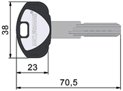 Immagine di CHIAVI SECUREMME K2 * DUPLICATO