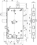 Immagine di SERRATURE PANZETTA PORTE BLINDATE 316DC