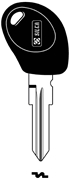 Immagine di CHIAVI AUTO TRANSPONDER GT15RBT5